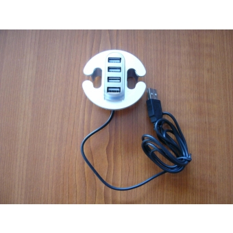 USB elosztó ezüst 4port 2.0HUB