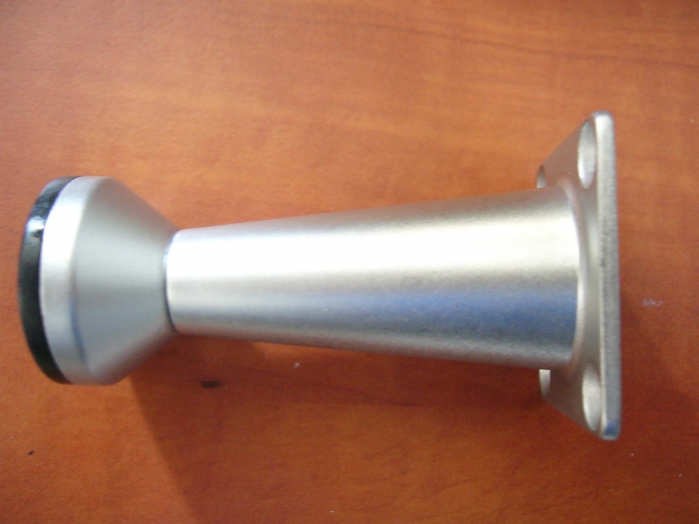 Állítható szekrényláb matt króm 80mm