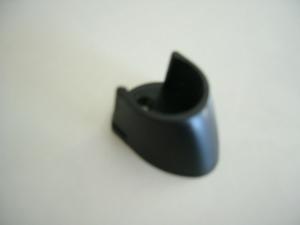 Rúdtartó 25mm 2db/ fekete/