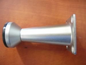 Állítható szekrényláb matt króm 100mm