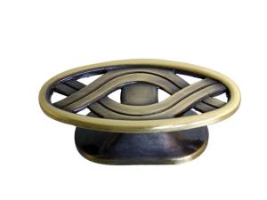 Antikolt bronz fogantyú fényes