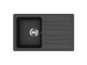 EVIDO Home 45S gránit mosogató, 765 x 460mm, antracit