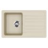 EVIDO Home 45S gránit mosogató, 765 x 460mm, bézs