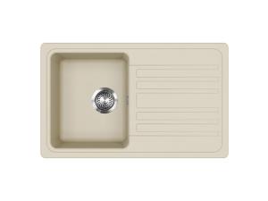 EVIDO Home 45S gránit mosogató, 765 x 460mm, bézs