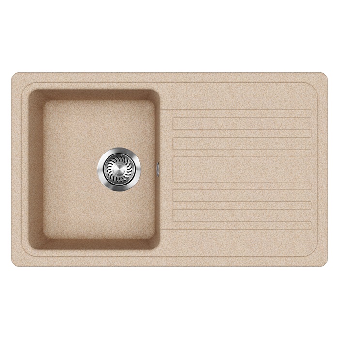 EVIDO Home 45S gránit mosogató, 765 x 460mm, avena