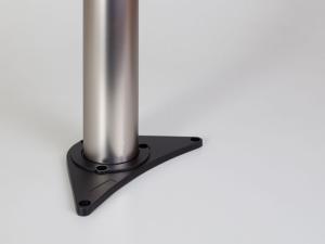 ASZTALLÁB  870mm átm:60mm GYÖNGY NIKKEL