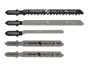Dekopírfűrészlap-készlet, „5 az 1-ben” vegyes, 5 darabos csomagolásban