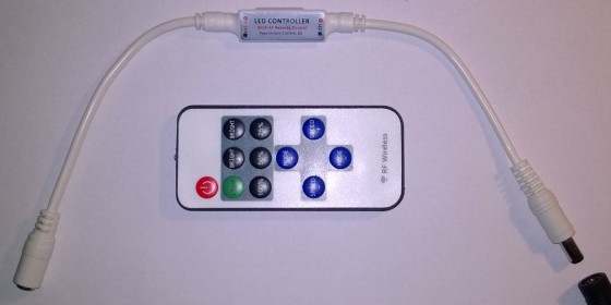 Távkapcsoló/fényerő szabályozó 12V/24V