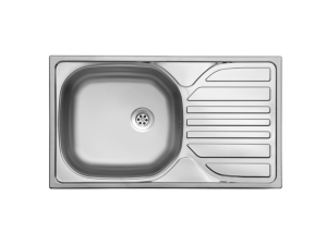 EVIDO BASIC MINI natúr rozsdamentes acél mosogató, 760 x 435 mm