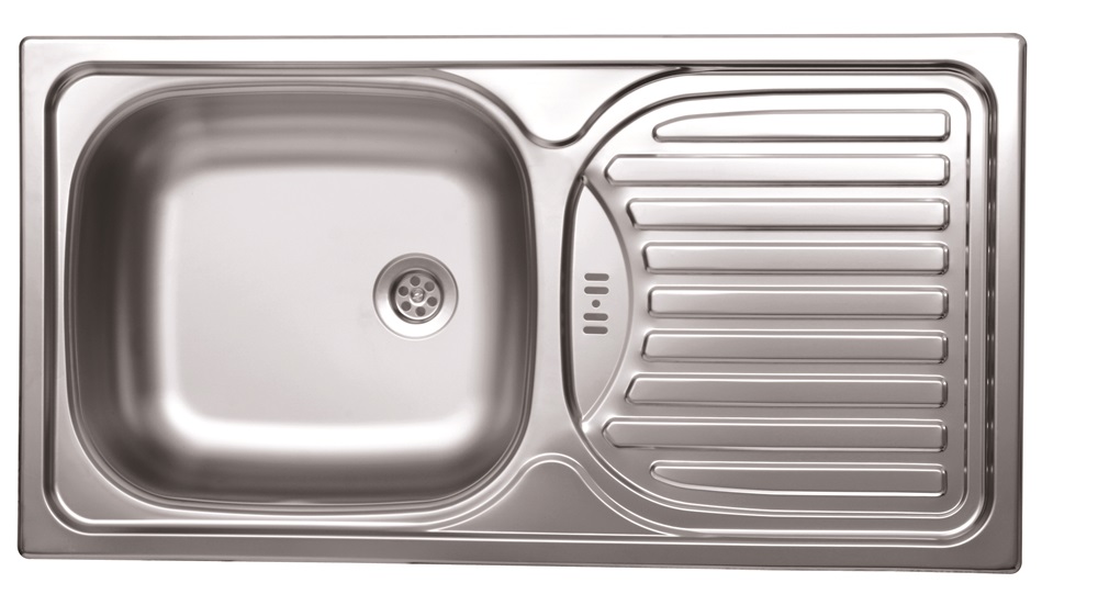 EVIDO FLEX natúr rozsdamentes acél mosogató, 780 x 435 mm