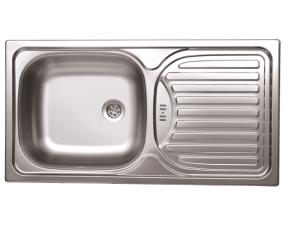 EVIDO FLEX natúr rozsdamentes acél mosogató, 780 x 435 mm