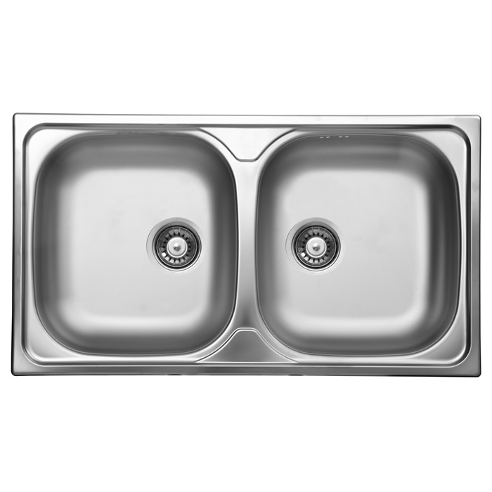 LIVINOX CLASSIC 113 natúr rozsdamentes acél mosogató, 800 x 450 mm