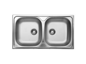 LIVINOX CLASSIC 113 natúr rozsdamentes acél mosogató, 800 x 450 mm