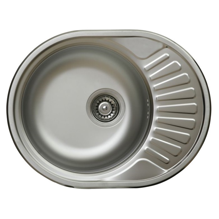 LIVINOX RONDO 157 natúr rozsdamentes acél mosogató, 570 x 450 mm