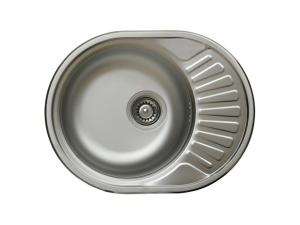 LIVINOX RONDO 157 natúr rozsdamentes acél mosogató, 570 x 450 mm