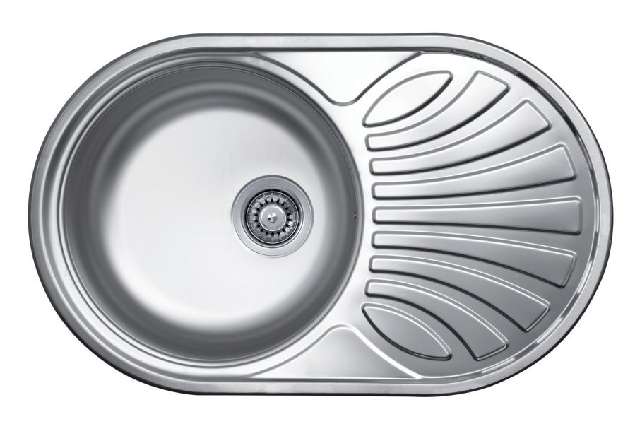 LIVINOX RONDO 159 natúr rozsdamentes acél mosogató, 770 x 480 mm